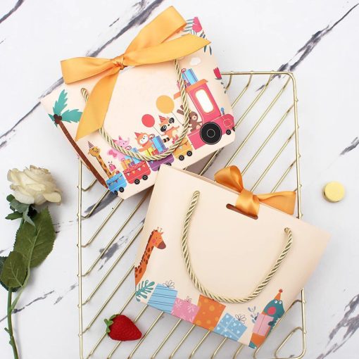 Children's Cartoon Birthday Gift Paper Bag - Image 4