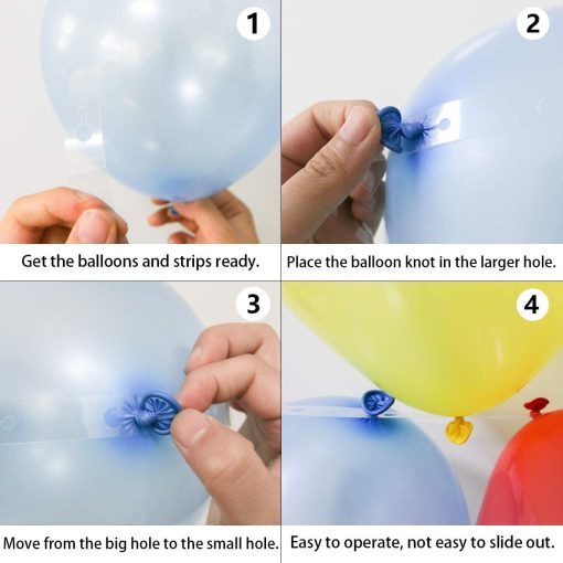 Gender Secret Boy Girl Balloon Arch Bridge Set Balloon Chain Blue Birthday Party Decorations - Image 2