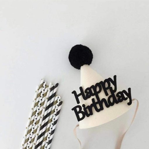 Felt Birthday Party Dress Up Baby One Year Old Hat - Image 2