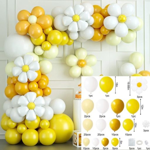 Background Children's Birthday Party Scene Layout Balloon Set - Image 3