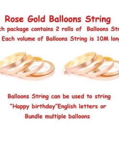 Birthday Letter Balloon Set 16 Inch Rose Gold Happy Birthday Balloons 9 6bb7c1db 78db 4388 8781 7ffdbc7bf2a3