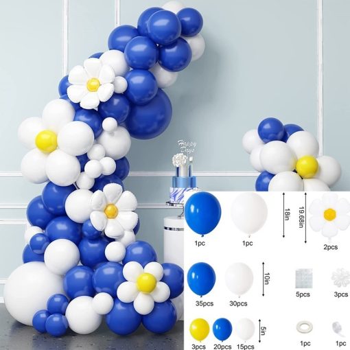 Background Children's Birthday Party Scene Layout Balloon Set - Image 8