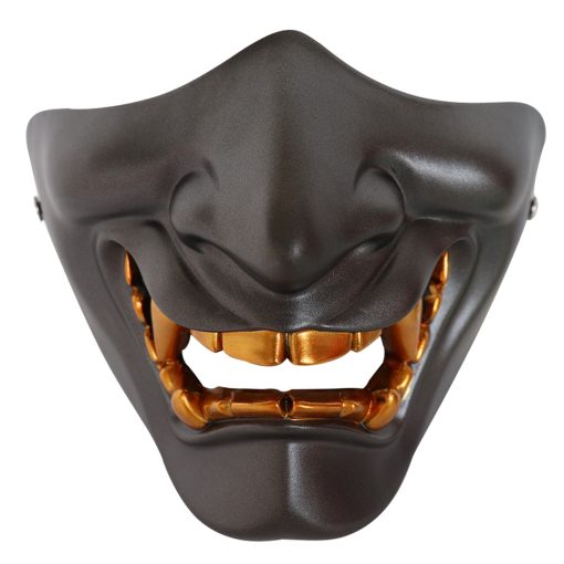 Smiling Mask Halloween Party Props Masquerade Funny Scary Dark Bullet Shadow Yin - Image 2