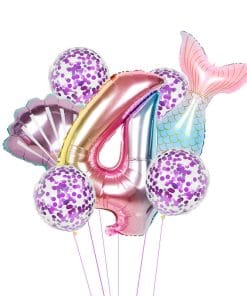 Birthday Party Supplies Decorative Mermaid Balloon Package 18 7d33f018 cf5e 4f7b a099 954d60683f2d