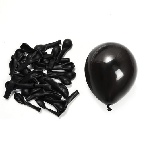 Black Balloon 18-inch Round Birthday Party Decoration - Image 4