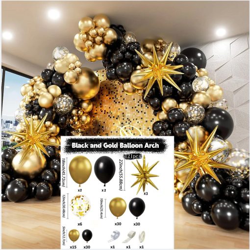 Explosion Star Thickened Balloon Chain Package Birthday Party Graduation Activity Arrangement Balloon - Image 2