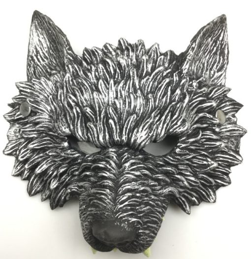 Halloween Performance Bar Masquerade PU Foam Wolf Head Mask - Image 3