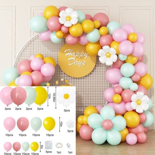 Background Children's Birthday Party Scene Layout Balloon Set - Image 6
