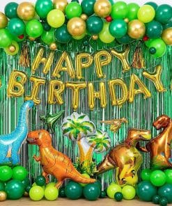 Birthday Party Decoration Supplies Balloon Curtain Dinosaur Theme