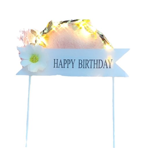 Creative Birthday Cake Round Garland Light Inserts - Image 10