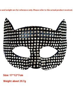 New Performance Halloween Masquerade Stick-on Crystals Cat Men And Women Mask 15 a0db6ea9 5d41 430b 8565 ec8933d17623 trans