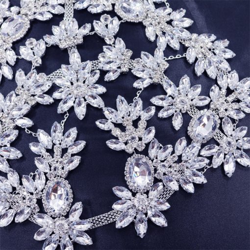 Exaggerated Masquerade Mask Personality Holiday Party Show Rhinestone Mask European Beauty - Image 3