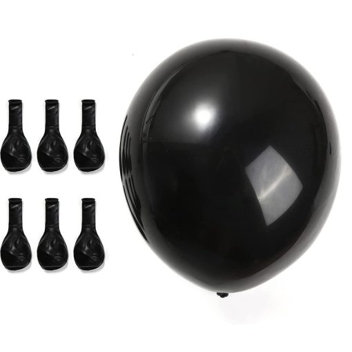 Black Balloon 18-inch Round Birthday Party Decoration - Image 3