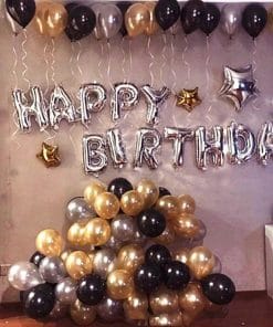 Birthday Letter Balloon Scene Arrangement Package For Adults