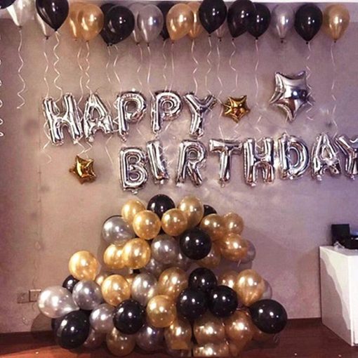Birthday Letter Balloon Scene Arrangement Package For Adults