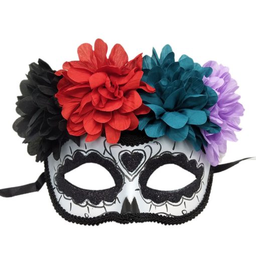 Mexico Day Of The Dead Masquerade Mask Cosplay Show - Image 3