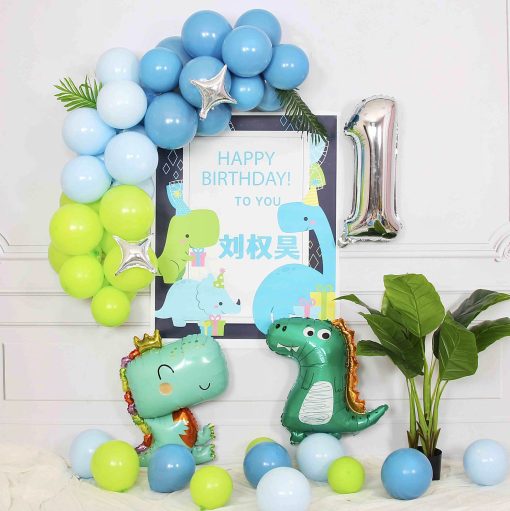 Children's Birthday Decoration Background Wall Dinosaur Theme Balloon - Image 10