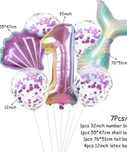 Birthday Party Supplies Decorative Mermaid Balloon Package 19 b19b63f0 ebc4 4a61 8468 6eff82a61c7f