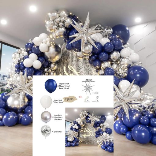 Explosion Star Thickened Balloon Chain Package Birthday Party Graduation Activity Arrangement Balloon - Image 8