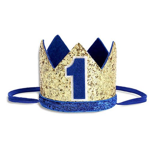 Boy Birthday Party Decoration Blue ONE Table Runner Hat Cake - Image 4