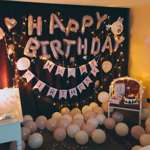Birthday Letter Balloon Scene Arrangement Package For Adults - Image 2