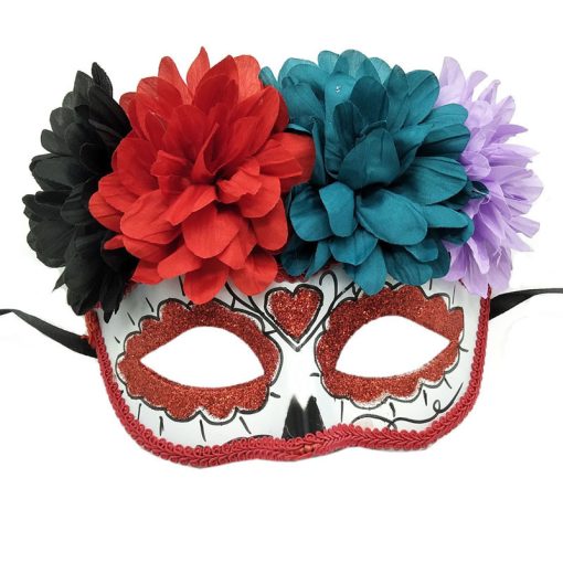Mexico Day Of The Dead Masquerade Mask Cosplay Show - Image 5