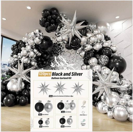 Explosion Star Thickened Balloon Chain Package Birthday Party Graduation Activity Arrangement Balloon - Image 5