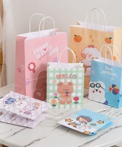 Kraft Paper Snack Birthday Shopping Gift Bag