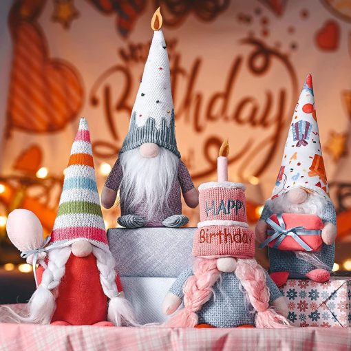Birthday Plush Elf Decoration Birthday Faceless Doll Ornaments - Image 8