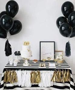Black Balloon 18-inch Round Birthday Party Decoration