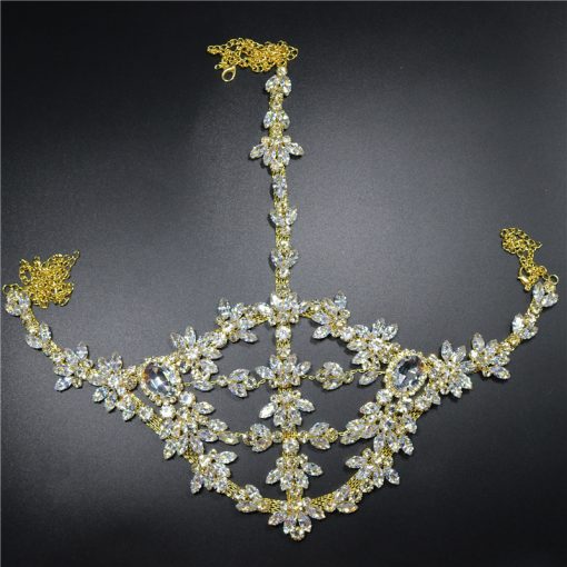 Fashion Exaggerated Halloween Rhinestone Crystal Masquerade Mask Party - Image 6