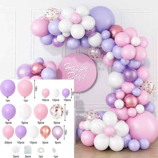 Background Children's Birthday Party Scene Layout Balloon Set - Image 7