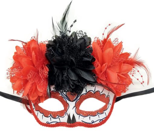 Mexico Day Of The Dead Masquerade Mask Cosplay Show - Image 2