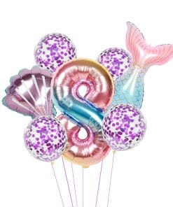 Birthday Party Supplies Decorative Mermaid Balloon Package 16 dcc6bff1 700c 4942 aa5c 1b0c7755ffed