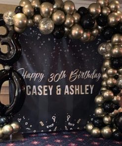 New 18 Inch Black Gold Latex Balloon Birthday Party Balloon Chain Set Decoration Balloon 11 e0b4b2fd 5282 49d4 8195 53a9e7058c94