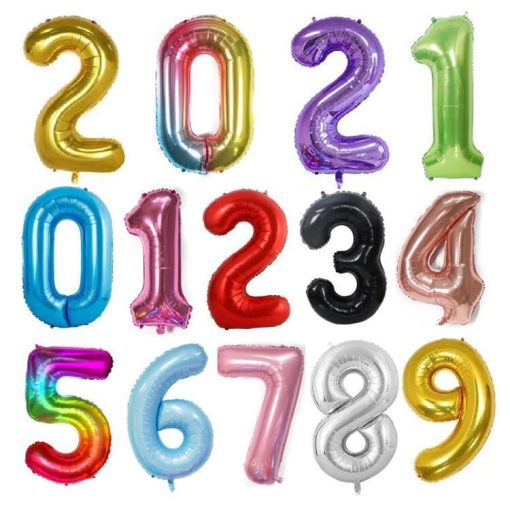 Birthday Party Decoration 40 Inch Large Aluminum Balloon - Image 2