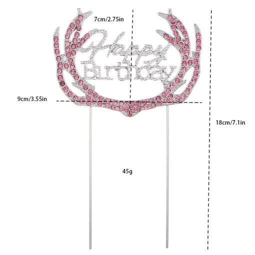 Birthday Crown Hair Clasp Shoulder Strap Birthday Power Strip - Image 7