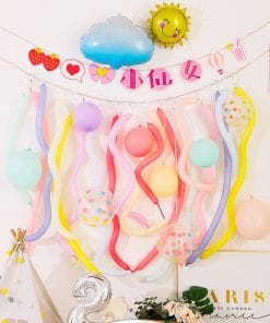 New Ins Roll Balloon Set Children''s Birthday Party Decoration Theme Balloon Set