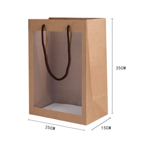 Creative Transparent Window Tote Bag Birthday Gift - Image 2