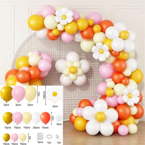 Background Children's Birthday Party Scene Layout Balloon Set - Image 2