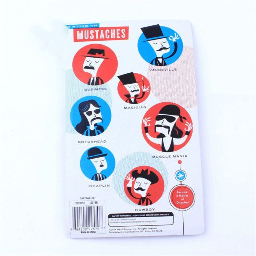 7PCS Mustache And Beard Funny Performance Dress Up Masquerade Props - Image 3