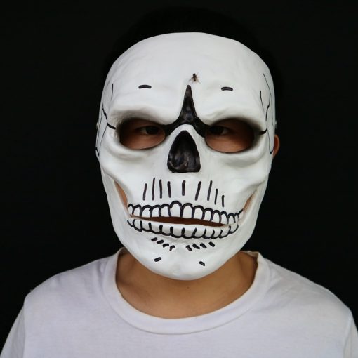 Smiling Mask Halloween Party Props Masquerade Funny Scary Dark Bullet Shadow Yin