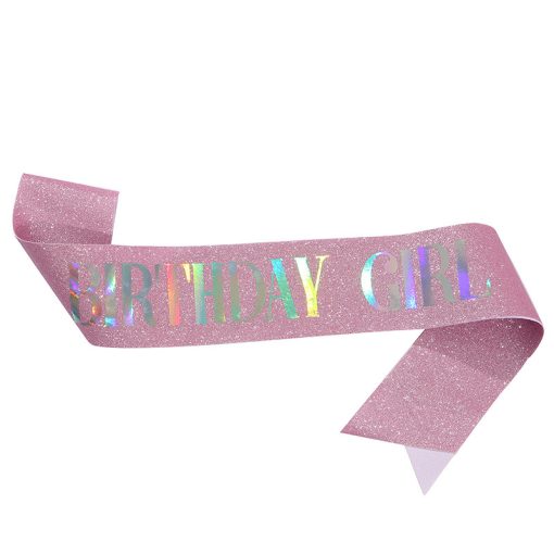 Birthday Crown Hair Clasp Shoulder Strap Birthday Power Strip - Image 5