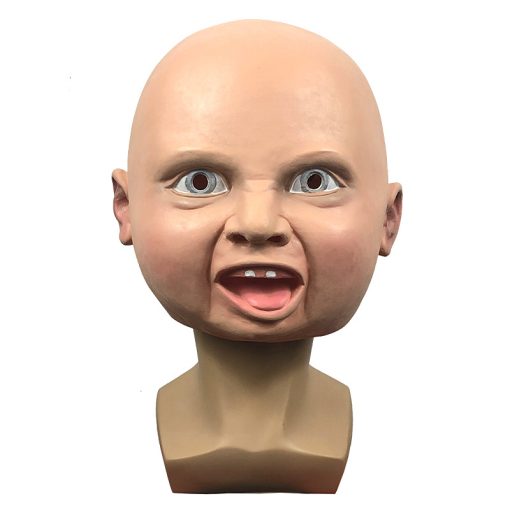 Cute Children Latex Headgear Mask Funny Face Headgear For Masquerade Party - Image 3