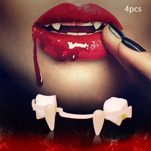 Halloween Vampire Teeth Retractable Fangs Masquerade Party Horror Zombie Teeth Cosplay Costume Props - Image 9