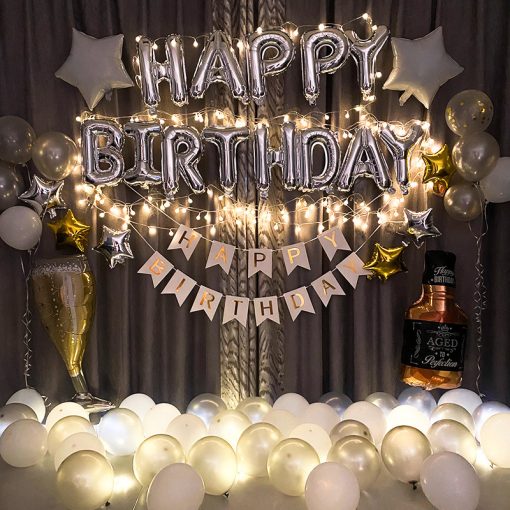 Birthday Decoration Balloon One Year Old Decoration Package - Image 5