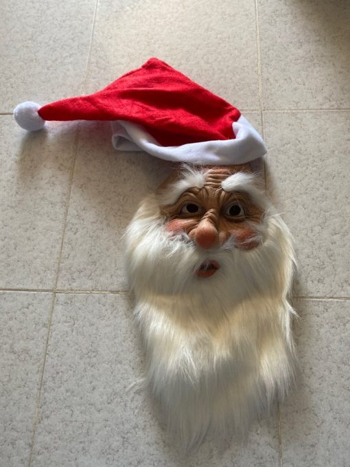 Christmas Gifts Santa Claus Mask Holiday Rubber Mask Masquerade Mask - Image 5