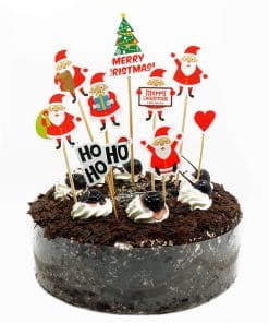 9 Piece Set Of Cartoon Santa Claus Cake Card Decoration 10 fff0d37b 6a9c 49e1 bd46 eaba8b855c66
