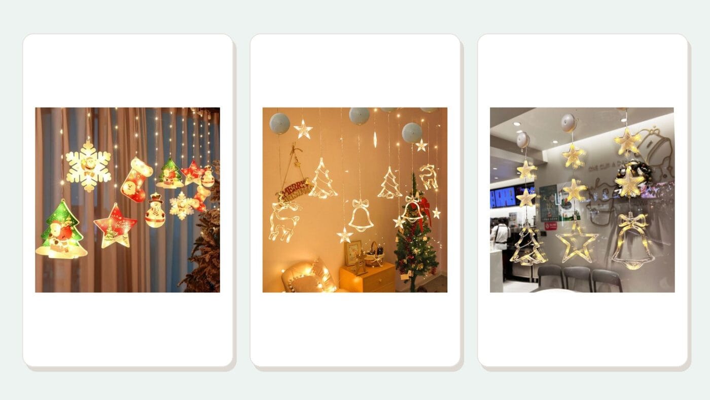 Christmas Window Lighting Ideas for Every Space 2 Christmas window lighting product examples
